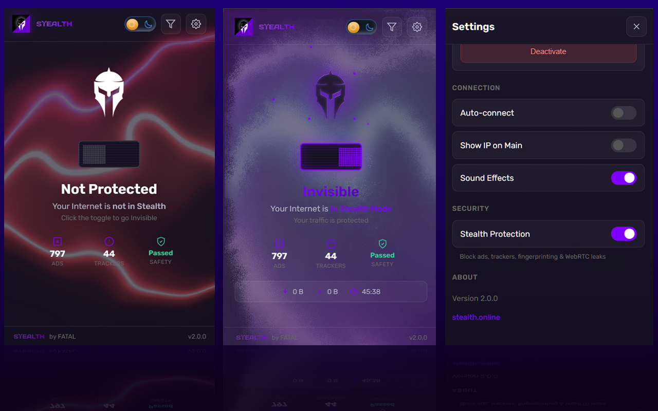 Stealth VPN Browser Extension